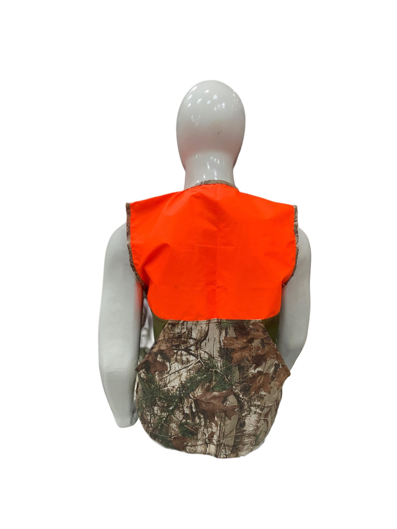 Trail Guard Safety Vest – Blaze Orange Camo Hunting Vest with Utility Pockets - Image 2