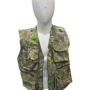 Tactical Vest – Multi-Pocket Forest Camo Outdoor Gear
