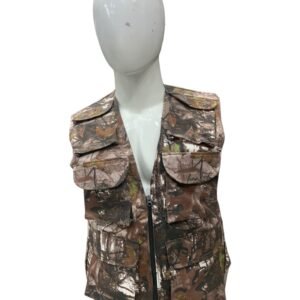 Outrider Camo Utility Vest – Multi-Pocket Zip-Front Hunting Gear
