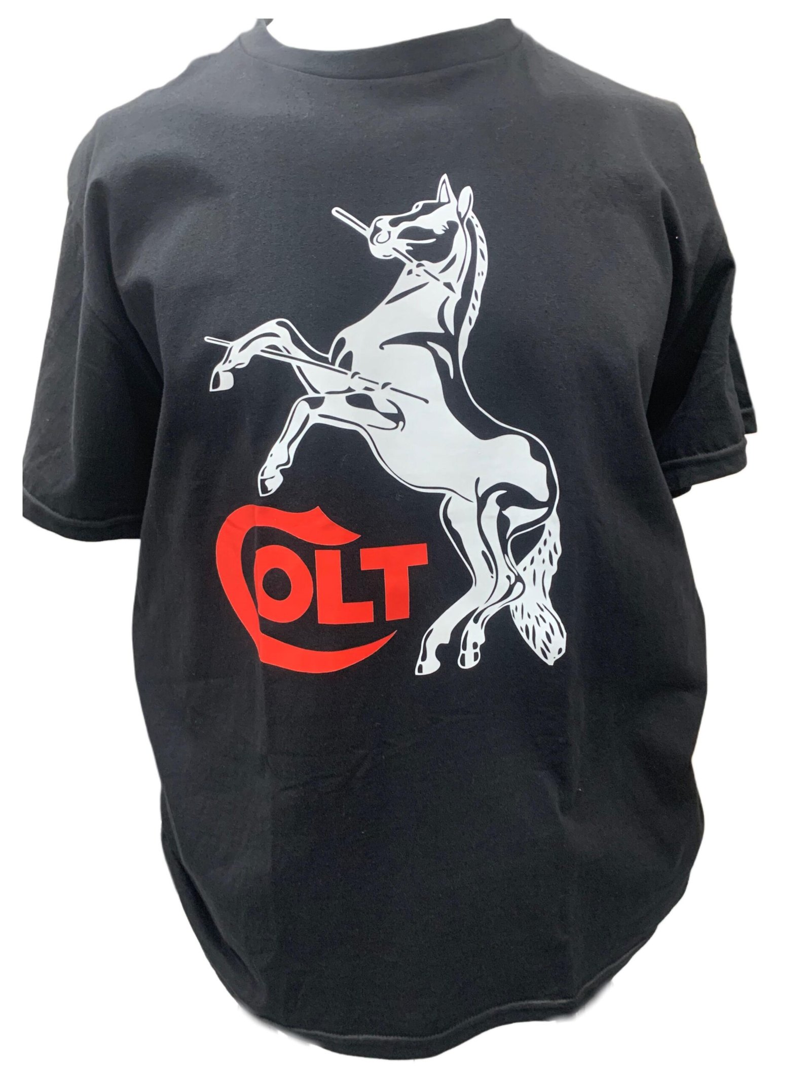 COLT Legacy Graphic Tee – Black T-Shirt with Rearing Horse Logo