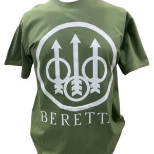 Beretta Marksman Tee – Olive Green Tactical T-Shirt with Triple Arrow Logo