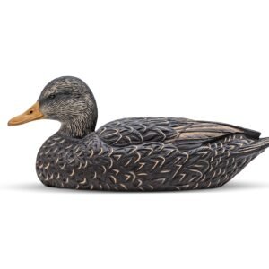Field-Ready Duck Decoy – Yellow Beak & Brown Feather Pattern